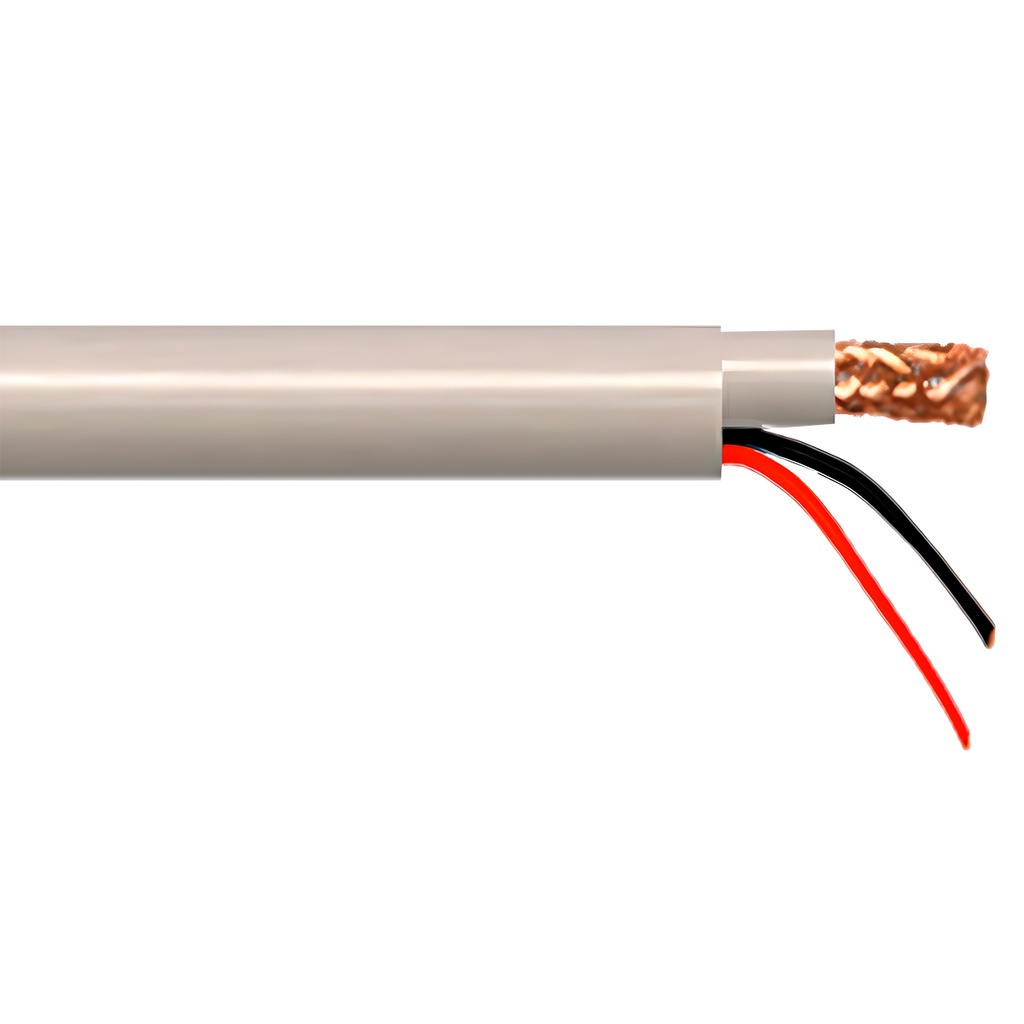 CABLE COAXIAL MINI RG59 EXTERIOR BLANCO CON ENERGIA 100MTS ROLLO
