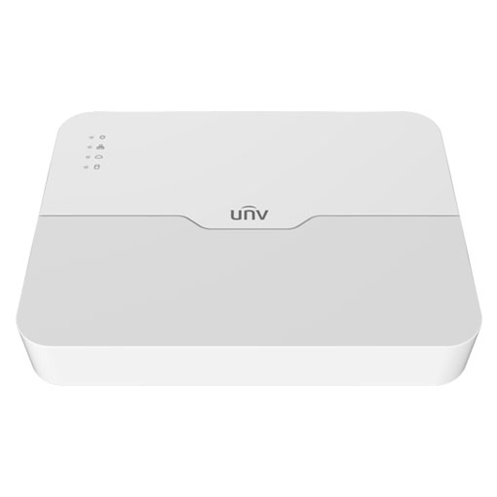 NVR IP 8MPX 16CH 8POE 1HDD 10TB AUDIO SIP-FACE-UMD-HUMANO-VEHICULO UNV
