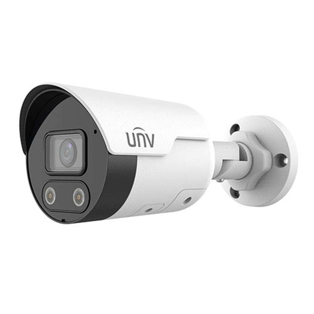 CAMARA IP BALA 4MPX IR 30MTS AUDIO DOBLE VIA ALARMA AUDIBLE Y SONORA SIP-UMD PERSONAS METAL IP67 UNV