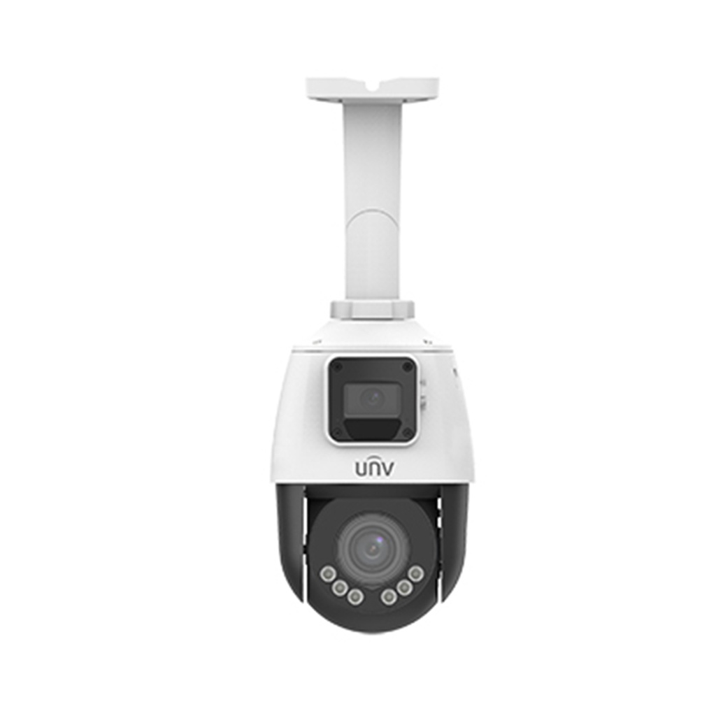 CAMARA IP PTZ 4X 345G 2+2MPX DOBLE LENTE IR 10MTS AUDIO DOBLE VIA SIP METAL-PLASTICO IP66 UNV