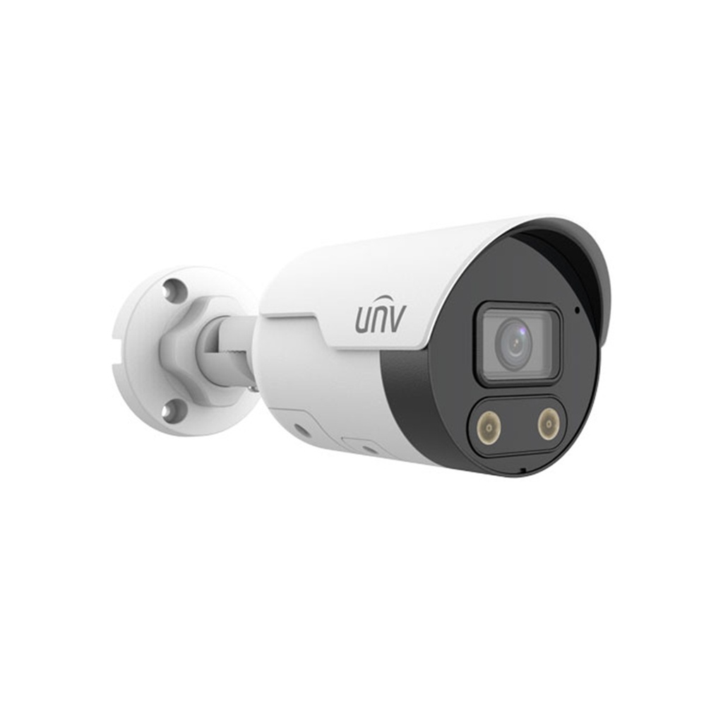 CAMARA IP BALA 5MPX IR 30MTS AUDIO DOBLE VIA ALARMA AUDIBLE Y SONORA SIP-UMD PERSONAS METAL IP67 UNV