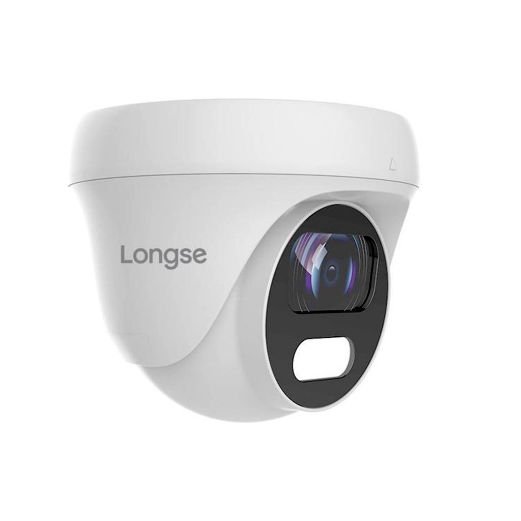 CAMARA TIPO DOMO FULLCOLOR 5M LITE METALICA CON MICROFONO LONGSE