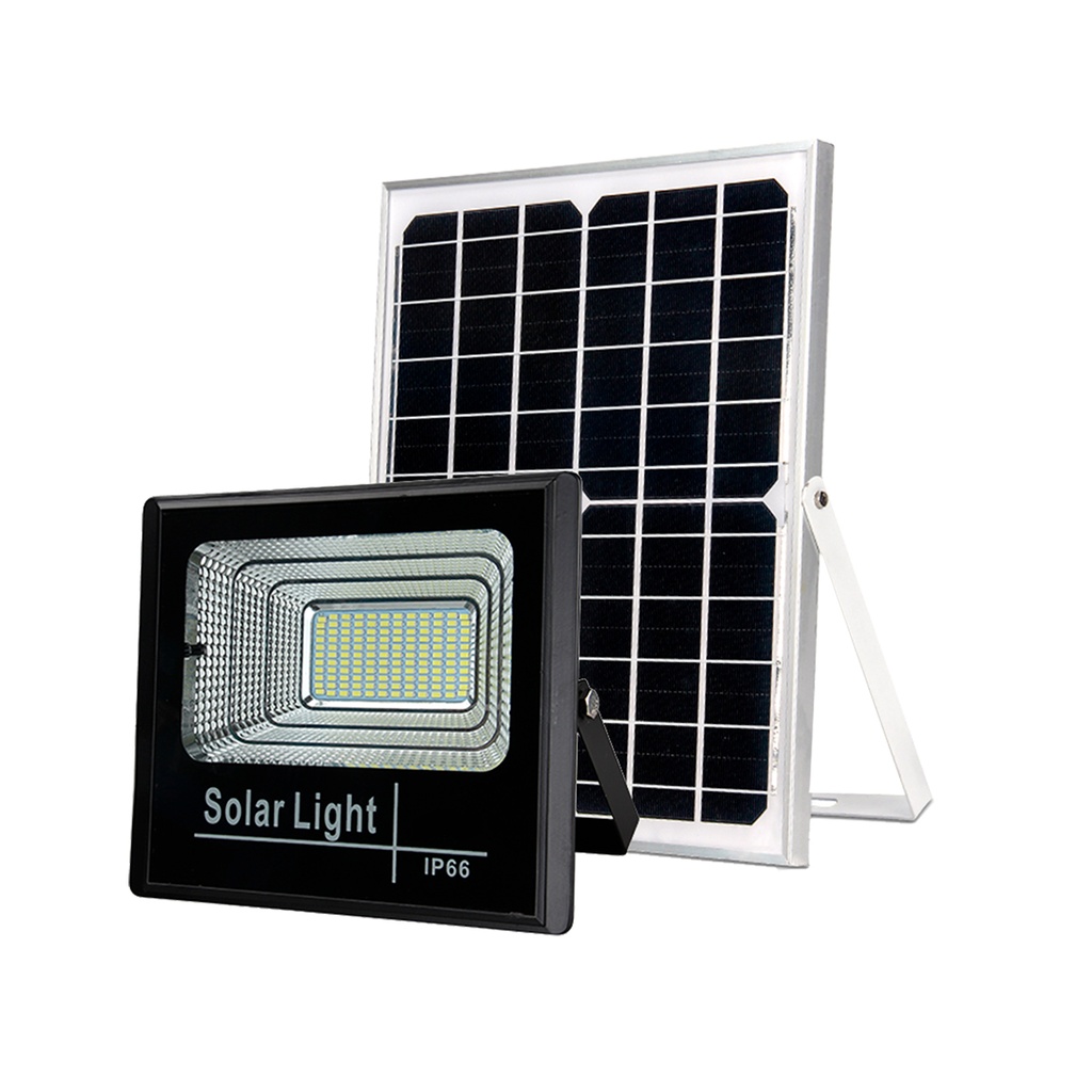 REFLECTOR CON PANEL SOLAR 200W VIDRIO