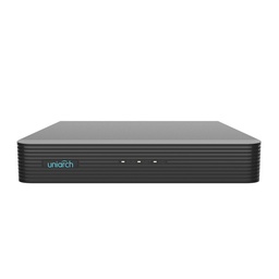 [NVR-104E2-P4] NVR IP 8MPX 4CH 4POE 1HDD 6TB AUDIO UNIARCH