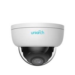 [IPC-D124-PF28] CAMARA IP DOMO 4MPX IR 30MTS NO AUDIO METAL-PLASTICO IP67 IK10 UNIARCH