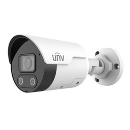 [IPC2124SB-ADF28KMC-I0] CAMARA IP BALA 4MPX IR 30MTS AUDIO DOBLE VIA ALARMA AUDIBLE Y SONORA SIP-UMD PERSONAS METAL IP67 UNV