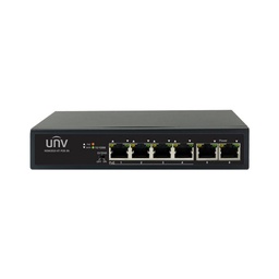 [NSW2010-6T-PoE-IN] SWITCH 6 PUERTOS 4 POE 10/100MBPS 2 PUERTOS ENLACE ESCRITORIO NO ADMIN UNV